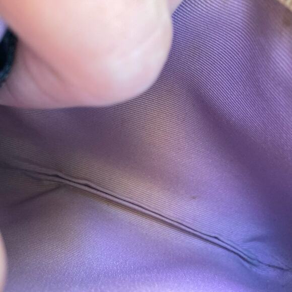 Vintage Coach Gold Cream Monogram Canvas Wristlet | 2000s Designer Mini Bag EUC - Picture 16 of 16